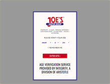 Tablet Screenshot of gotojoes.com